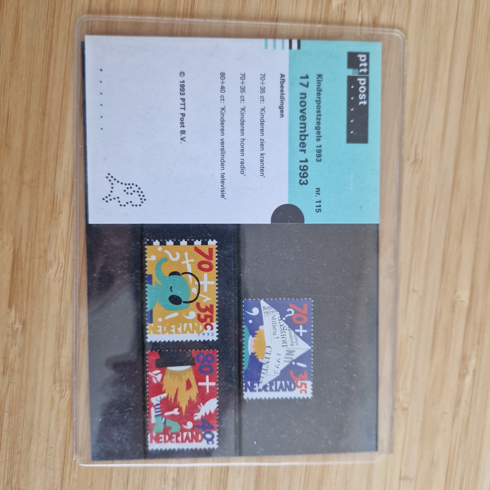 Postzegelmapje 115 Kinderpostzegels 1993, Ophalen of Verzenden