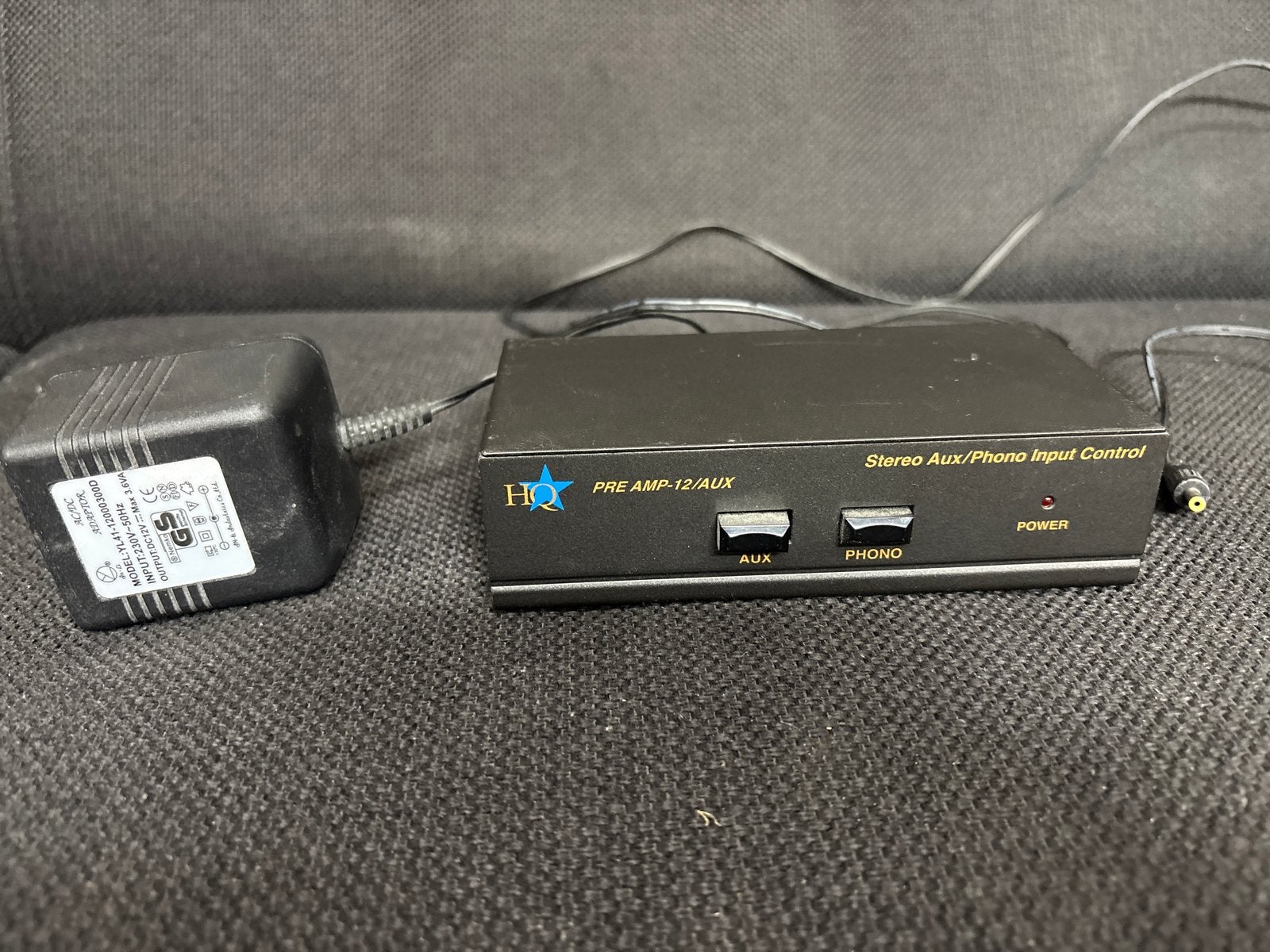 HQ PRE AMP-12/AUX Stereo Aux/Phono Input Control, Overige merken, Ophalen of Verzenden, Zo goed als nieuw, Minder dan 60 watt