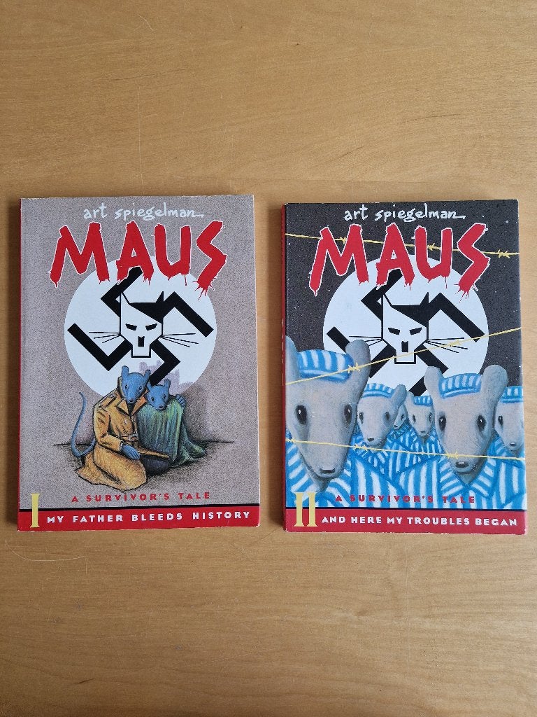 Stripboek Maus - Art Spiegelman - Holocaust, Gelezen, Complete serie of reeks, Ophalen of Verzenden, Art Spiegelman