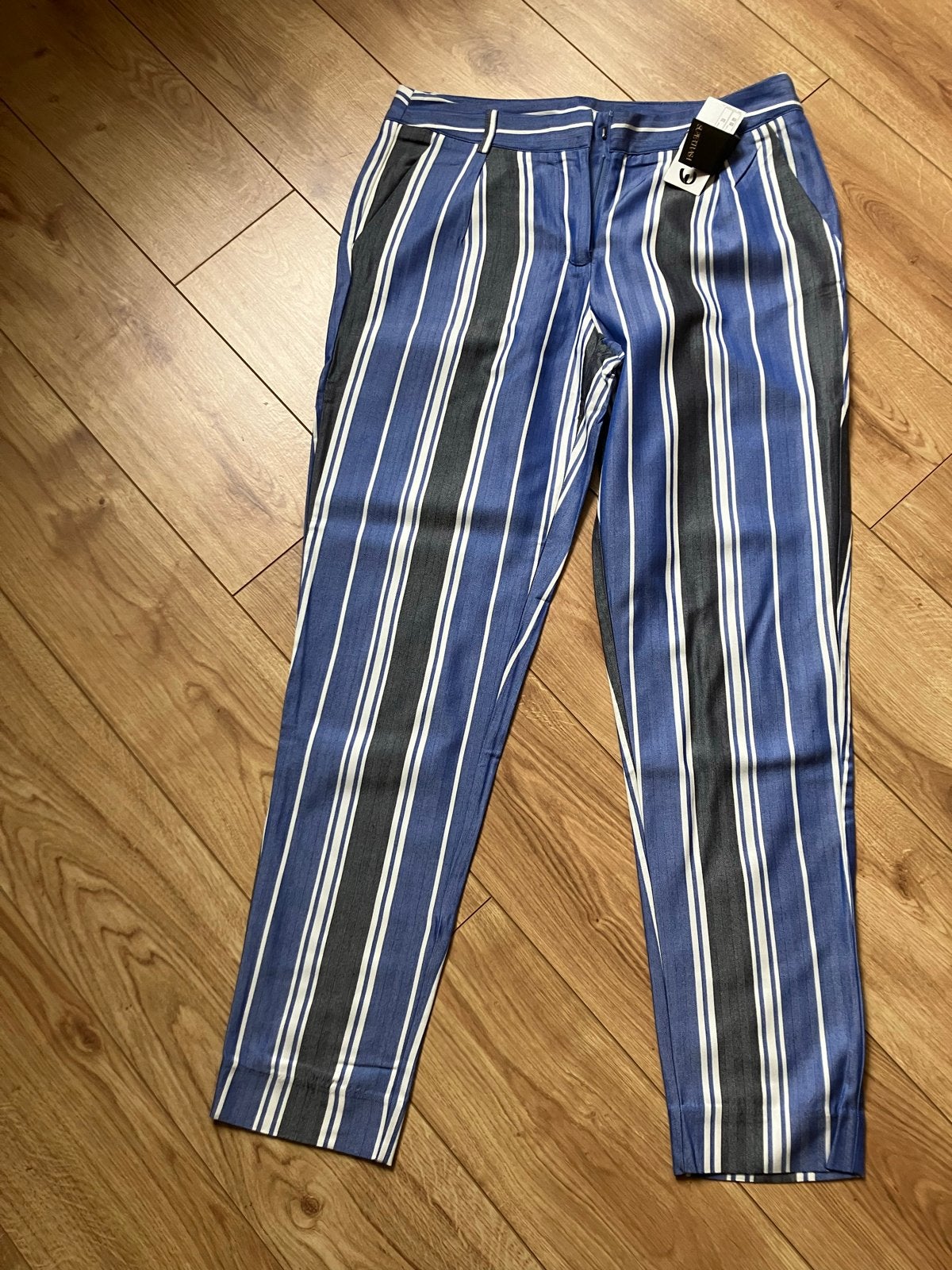 Supertrash gestreepte broek maat 38, Maat 38/40 (M), Blauw, Nieuw, Ophalen of Verzenden