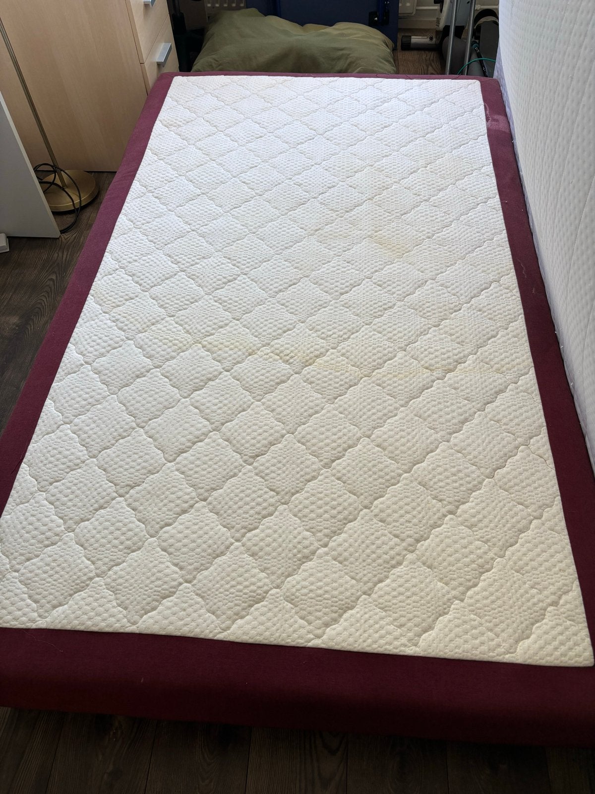 Gratis - Twijfelaar boxspring onderstel Ducal 120x200, Gebruikt, Eenpersoons, Ophalen of Verzenden, 120 cm