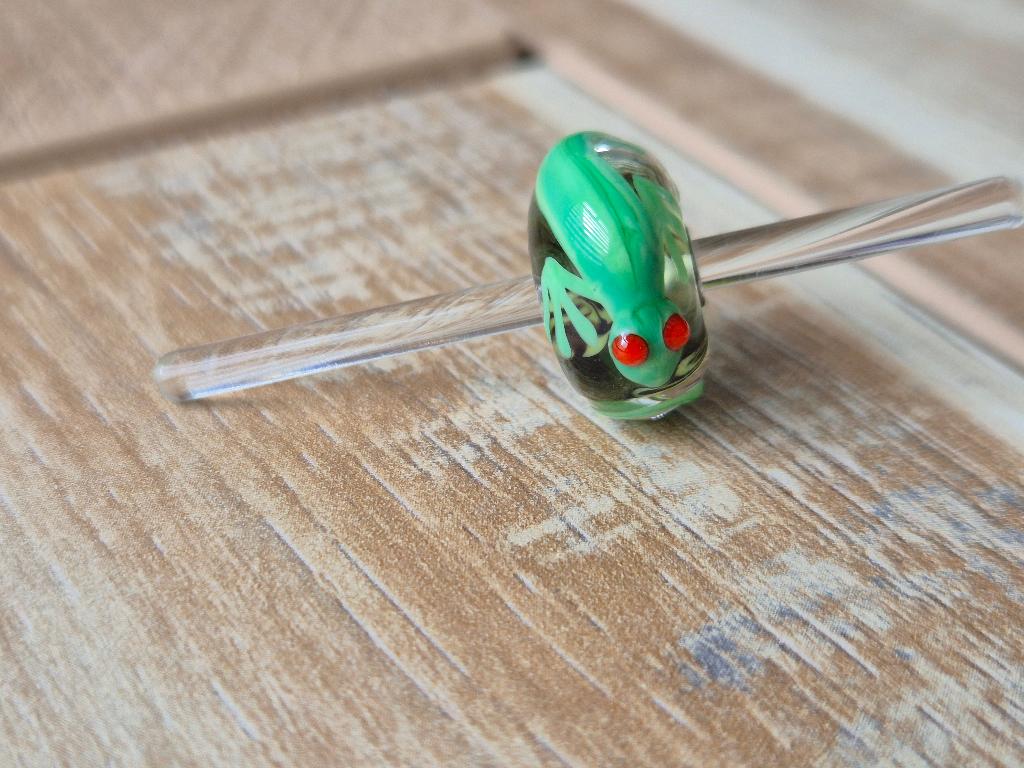 Trollbeads Uniek Jumbo Gecko CC, Glas of Kristal, Nieuw, Ophalen of Verzenden, Trollbeads
