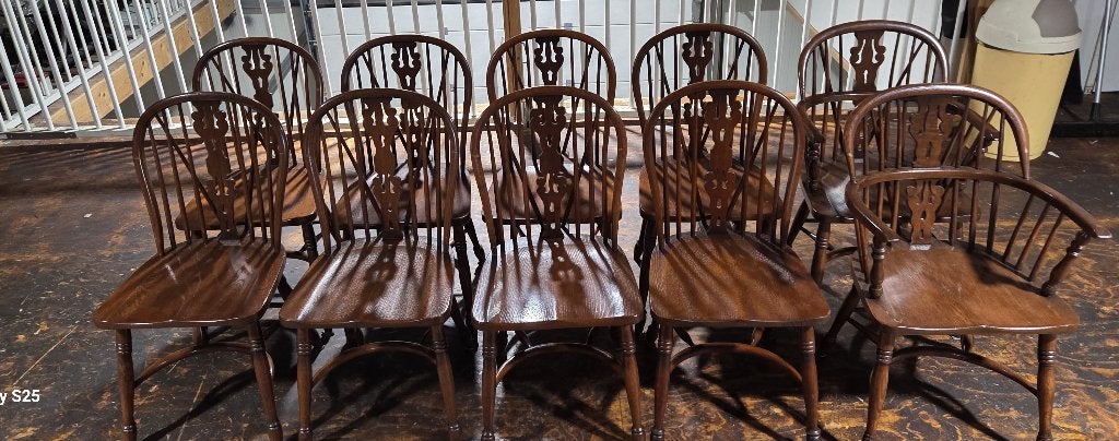 te koop klassiek engelse eetkamerstoelen, Gebruikt, Bruin, Vijf, Zes of meer stoelen, Hout