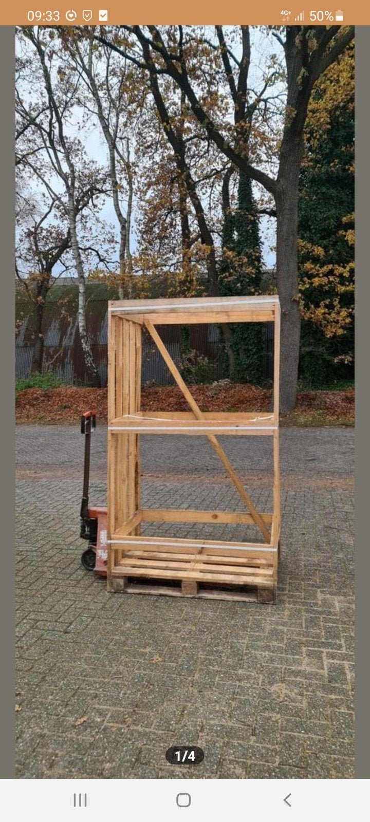 houtopslag, Minder dan 3 m³, Ophalen