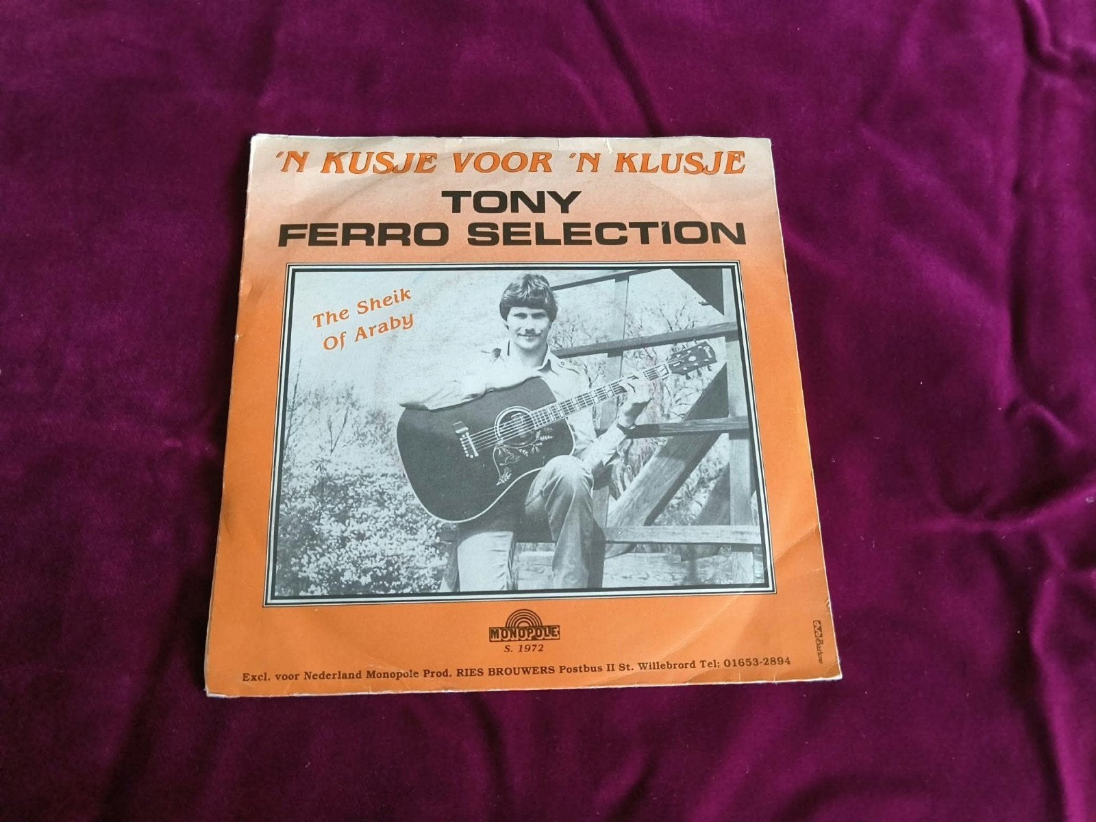 Tony Ferro Selection - 'N Kusje Voor 'N Klusje (Single), Cd's en Dvd's, Ophalen of Verzenden, Gebruikt, Schlager