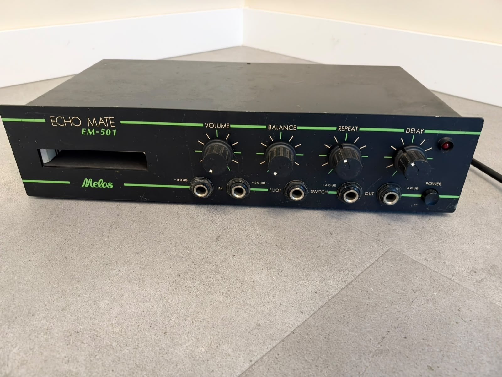 Melos Echo Mate EM-501 Tape Echo, Ophalen of Verzenden, Gebruikt, Delay of Echo