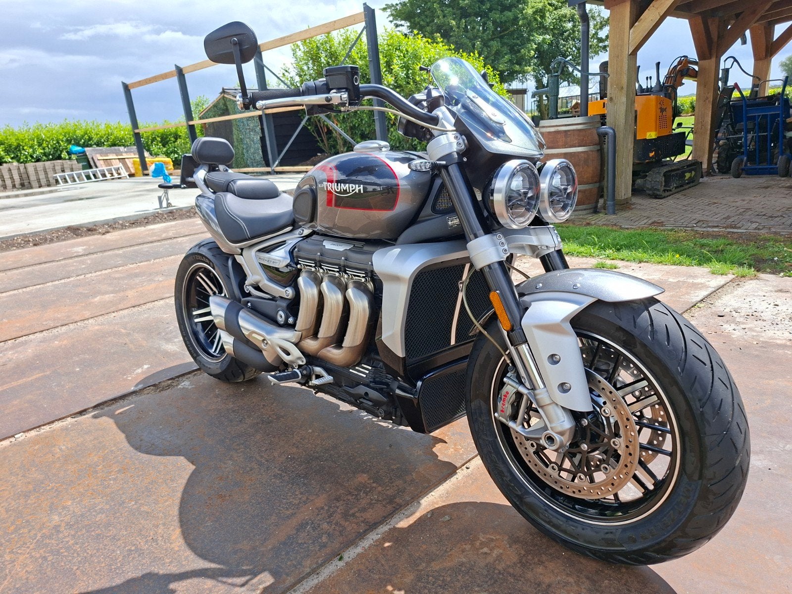 Triumph Rocket 3 gt 2021 9700 kilometers, Traction Control, Motorrijbewijs A, Gebruikt, 3 cilinders