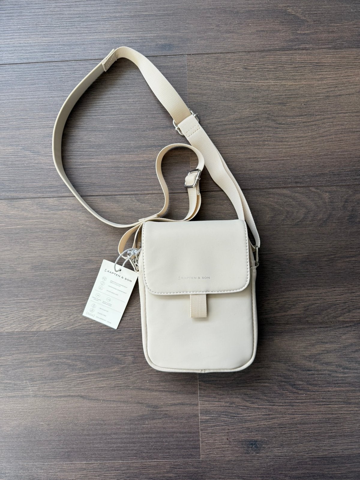 Kapten & Son schoudertas - nieuw, Ophalen of Verzenden, Nieuw, Beige, Schoudertasje