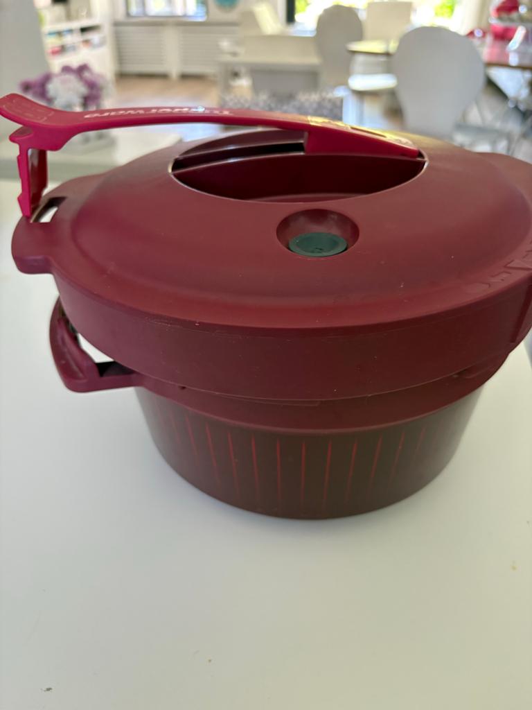 Tupperware Micro Minuut - Snelkookpan voor de Magnetron, Huis en Inrichting, Keuken | Tupperware, Ophalen, Nieuw, Rood, Overige typen