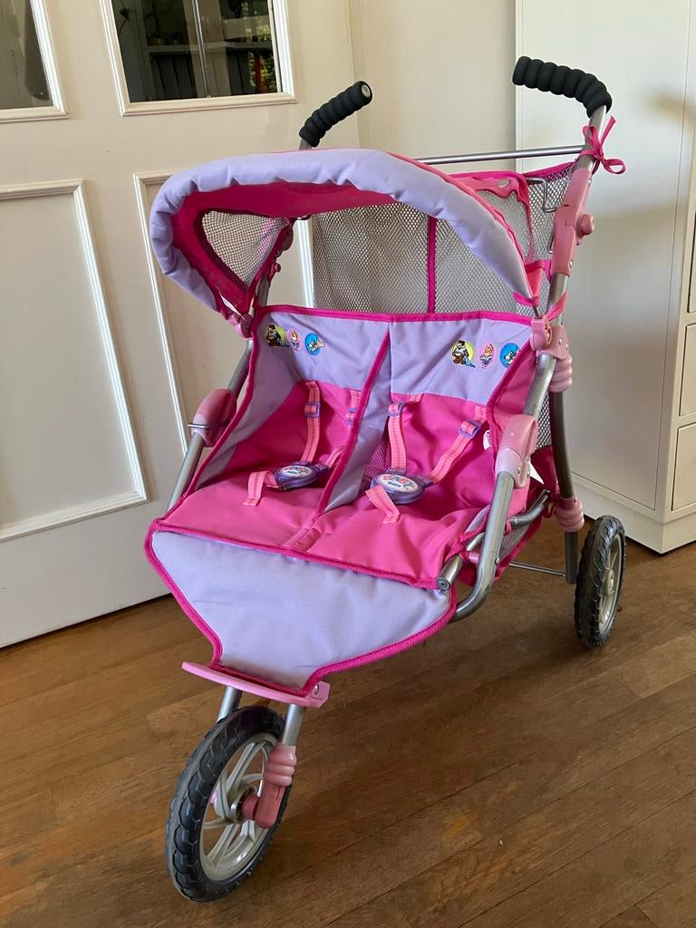 Baby Born Tweeling Buggy wandelwagen, Kinderen en Baby's, Speelgoed | Poppen, Ophalen, Gebruikt, Babypop