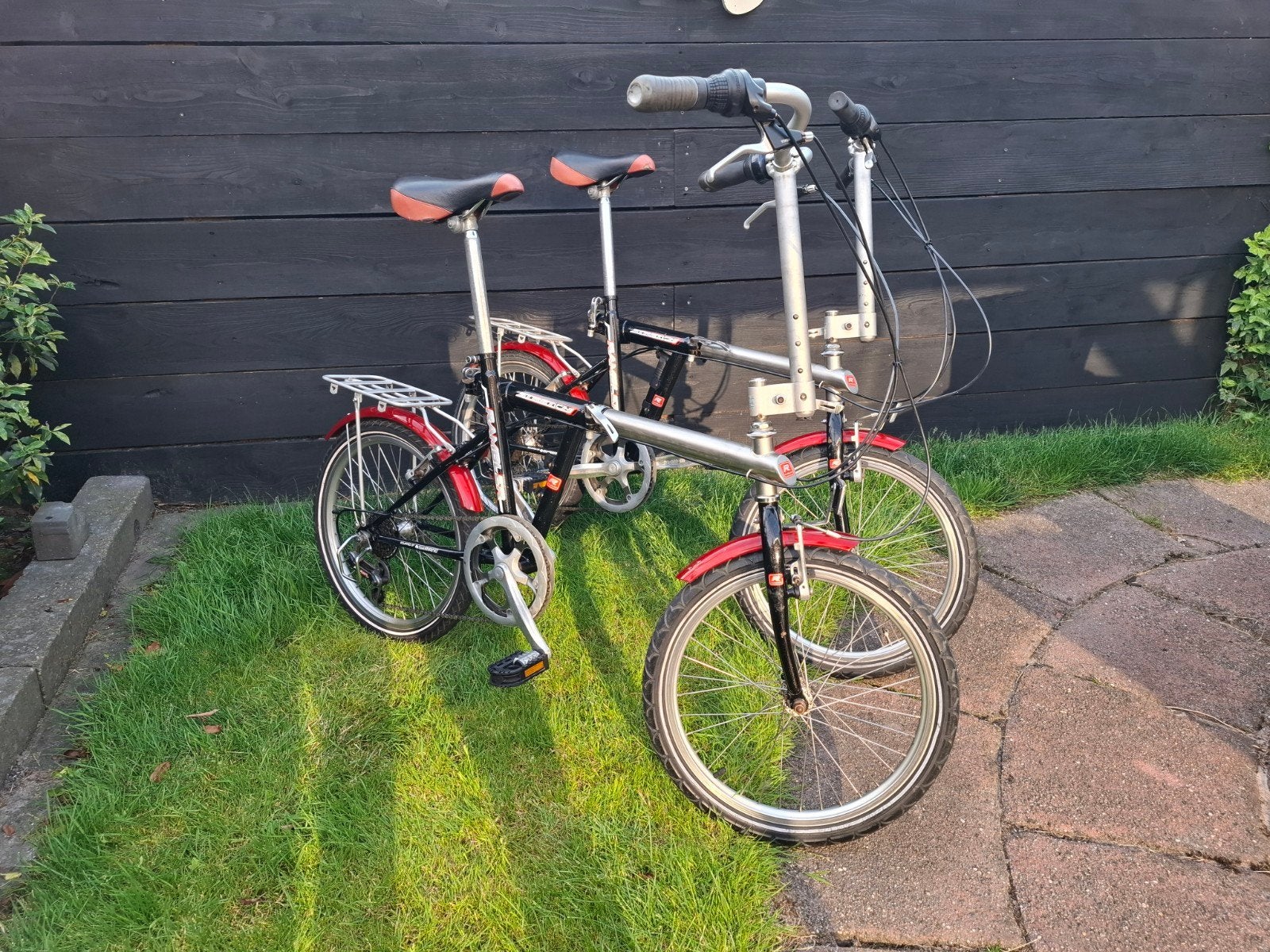 2 Rambler Stretch Vouwfietsen / Bootfietsen, 20 inch of meer, Velgrem, Versnellingen, Zo goed als nieuw