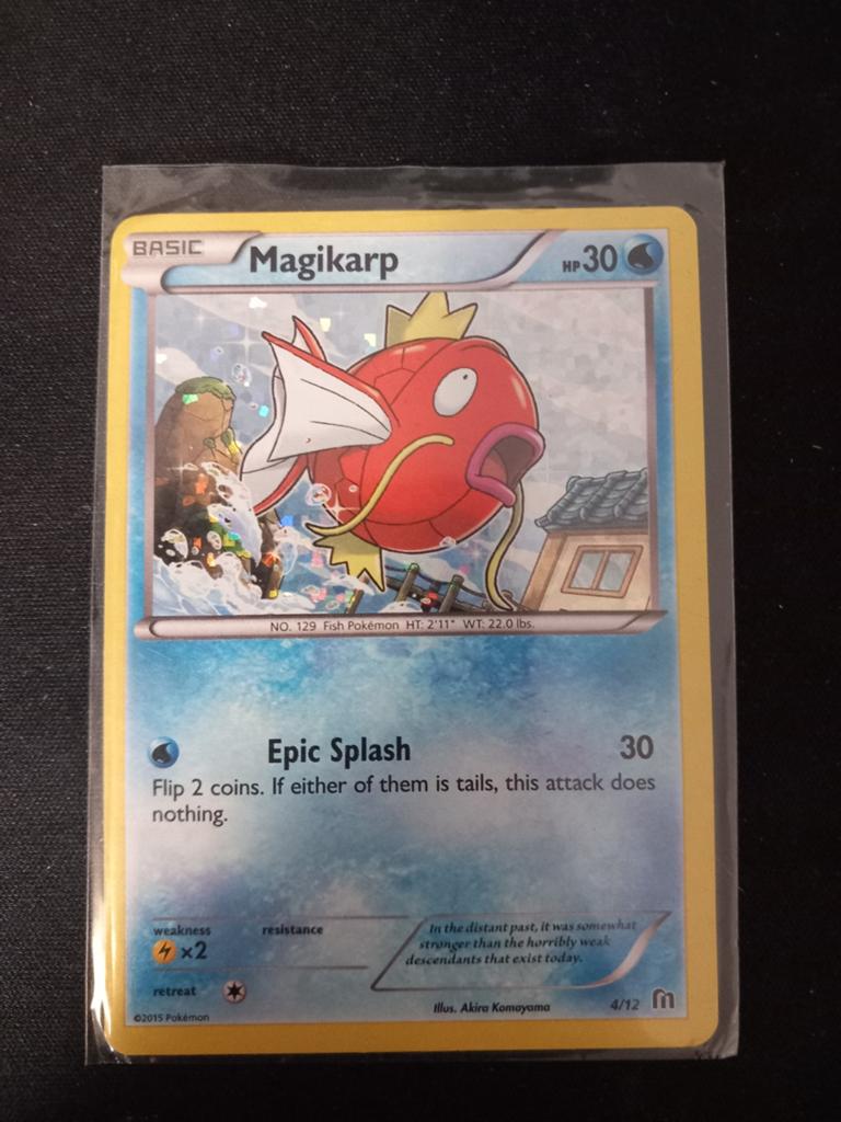 Magikarp - 4/12, Ophalen, Zo goed als nieuw, Losse kaart, Foil