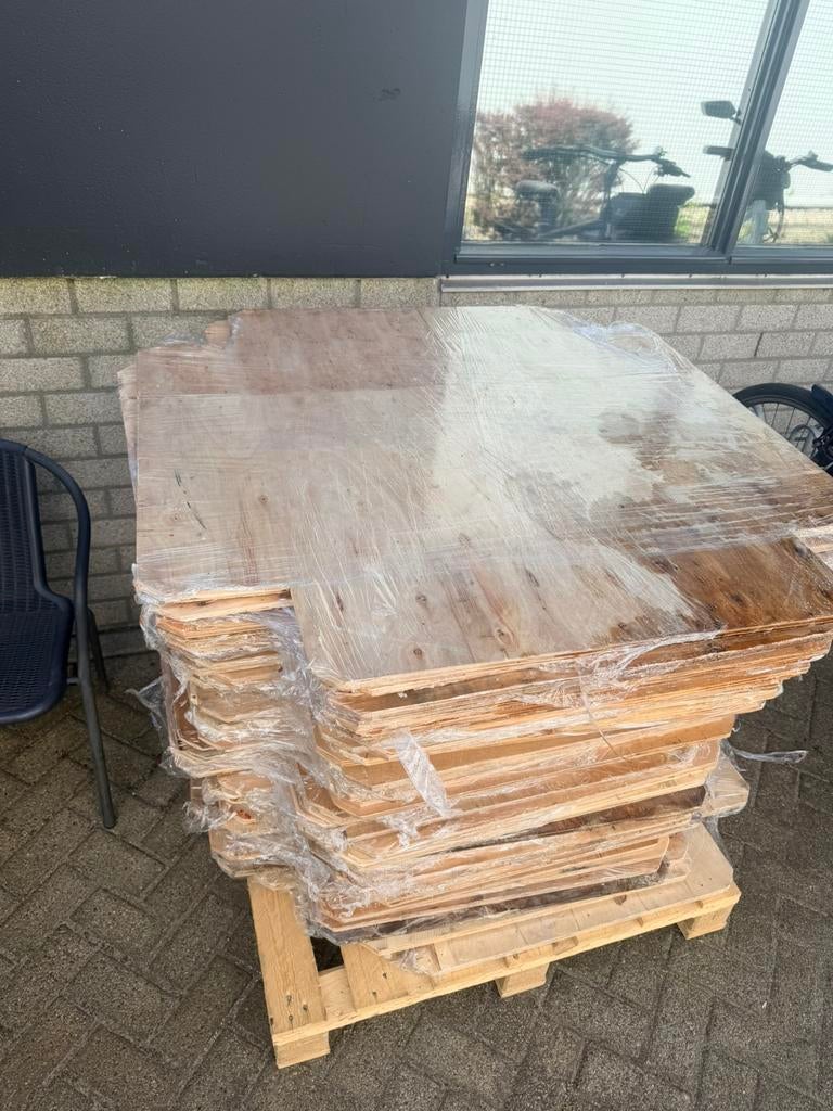 Houten platen 100 x 100 cm GRATIS, Ophalen, Gebruikt