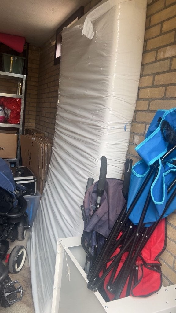 Matras boxspring, Huis en Inrichting, Slaapkamer | Matrassen en Bedbodems, Ophalen, 90 cm, Eenpersoons, Zo goed als nieuw
