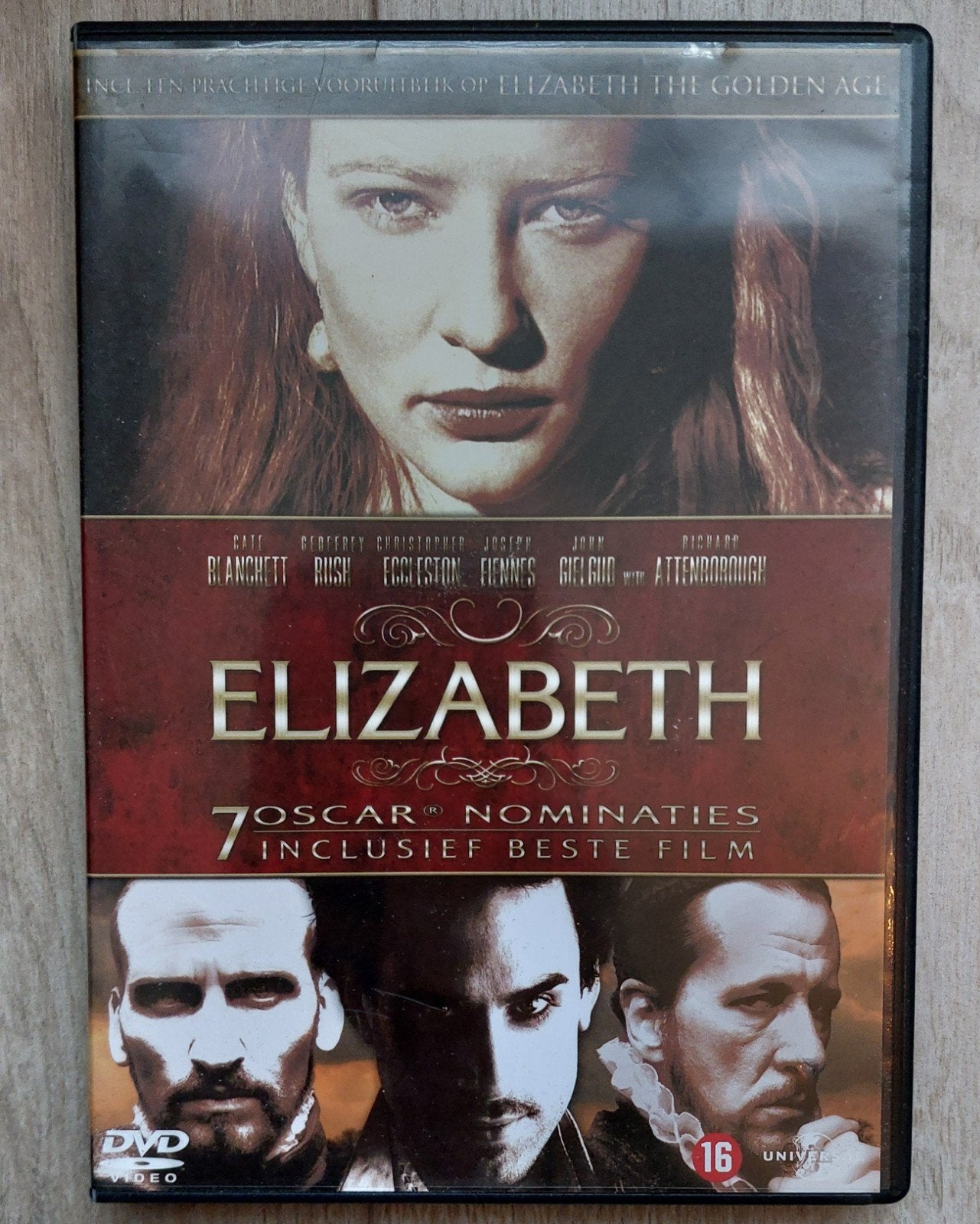 DVD - Elizabeth - Cate Blanchett, Ophalen of Verzenden, Zo goed als nieuw, Buitenland
