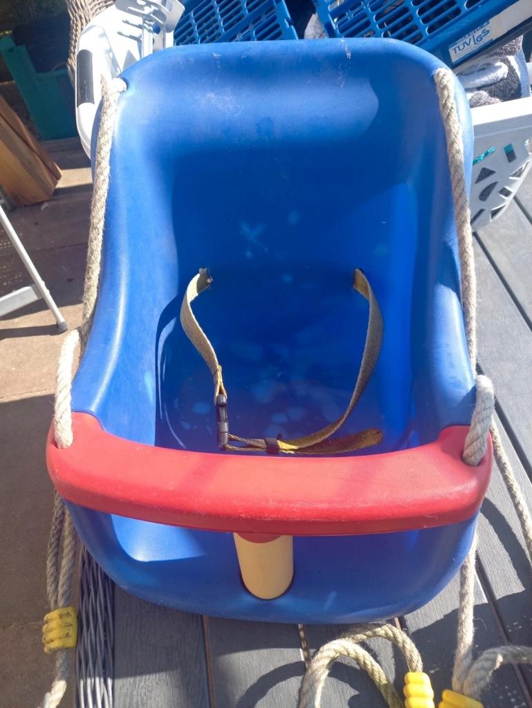 Schommel met gespjes voor baby en peuter, Ophalen of Verzenden, Gebruikt, Schommel