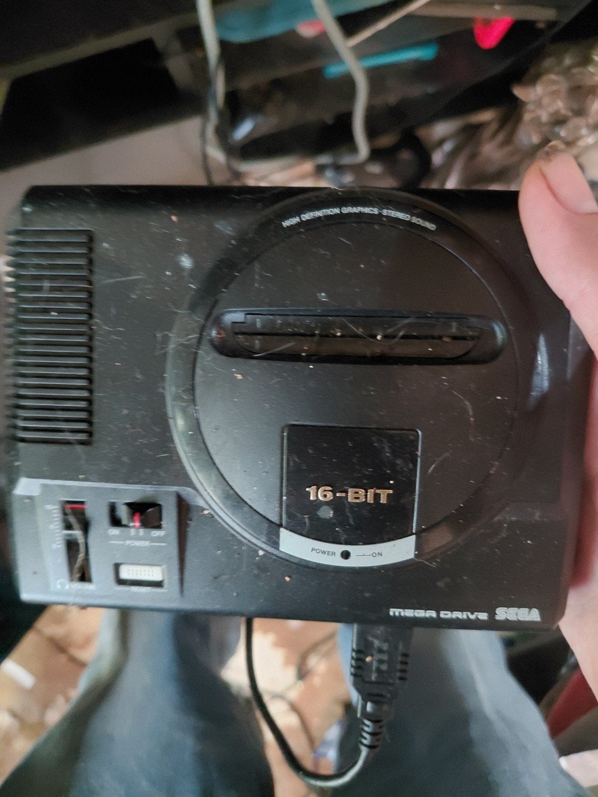 Sega Mega Drive 16-BIT Console - Gebruikt, Spelcomputers en Games, Spelcomputers | Sega, Ophalen of Verzenden, Gebruikt, Zonder controller