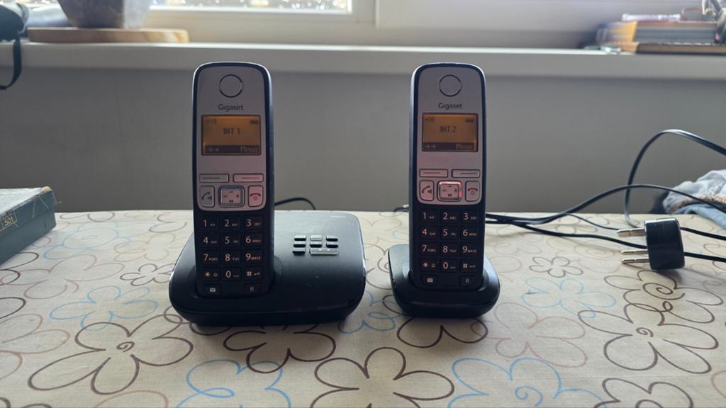 Telefoonset, Ophalen, Gebruikt, 2 handsets
