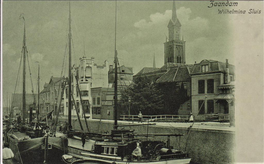 Zaandam - Wilhelmina Sluis - Zaanstreek, Verzenden, Voor 1920, Ongelopen, Noord-Holland