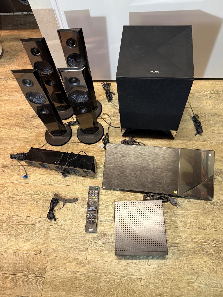 Sony Blue-Ray DISC/DVD home theatre system BDV-N7200W, Blu-ray-speler, 70 watt of meer, Ophalen of Verzenden, Zo goed als nieuw