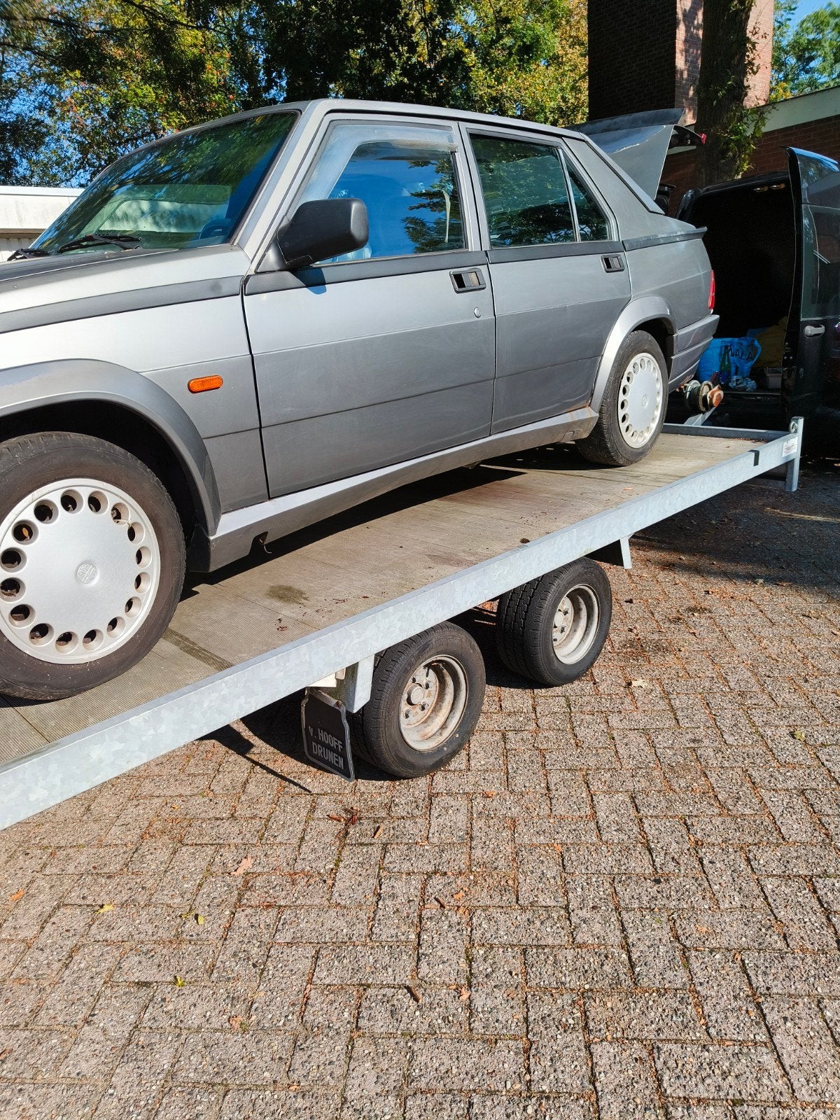 Opknapper! Alfa Romeo 75 2.0 Twin Spark 1989 Grijs, foto 4