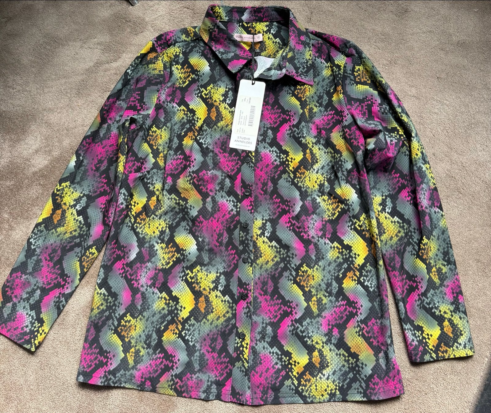 Studio Anneloes Poppy Big Snake Shirt XXL, Ophalen of Verzenden, Nieuw, Maat 46/48 (XL) of groter, Meerkleurig