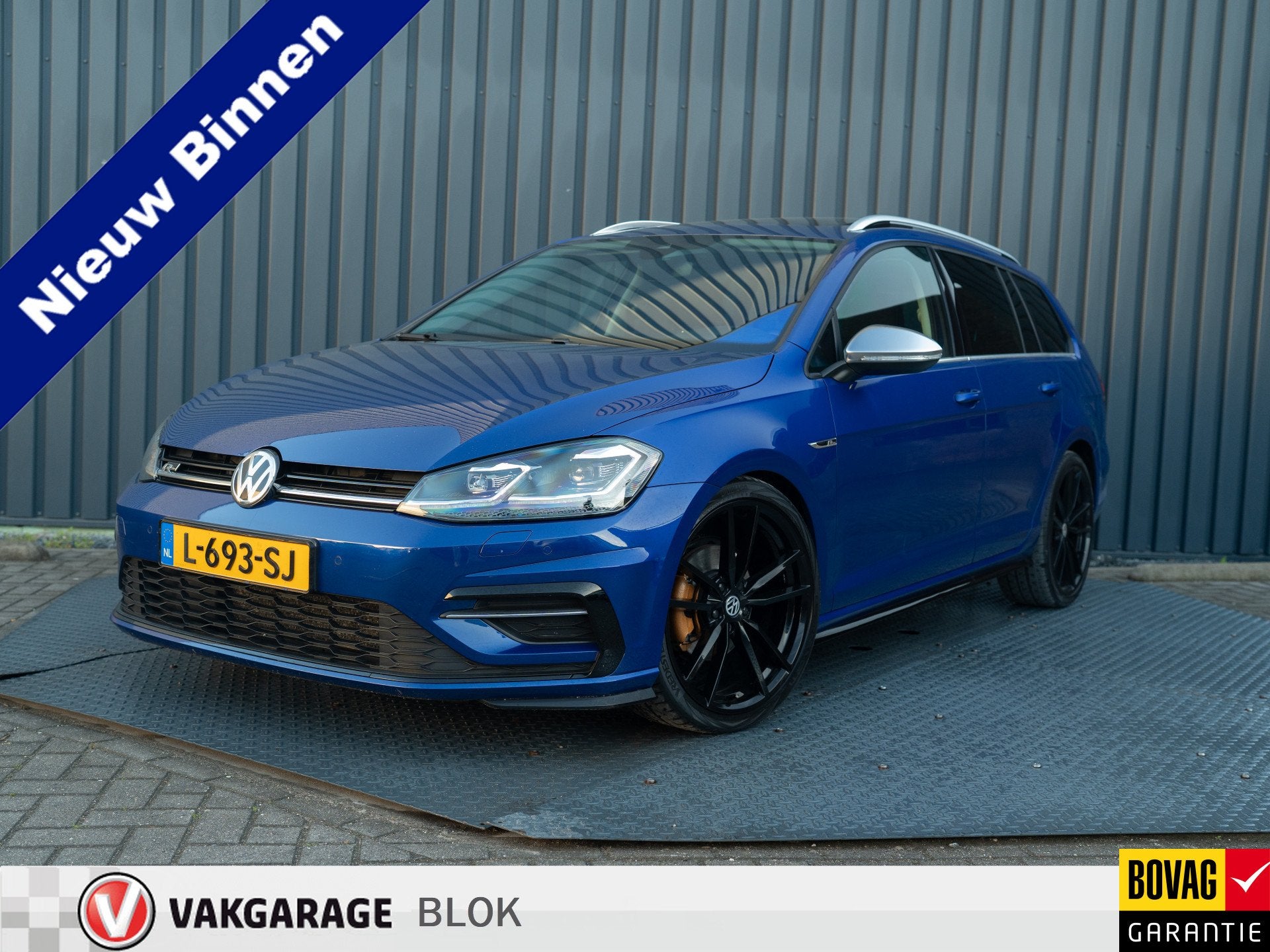 Volkswagen Golf 1.5 TSI Highline Business R | Panodak | Groo, Auto's, 12 maanden, 4 cilinders, Blauw, Alcantara