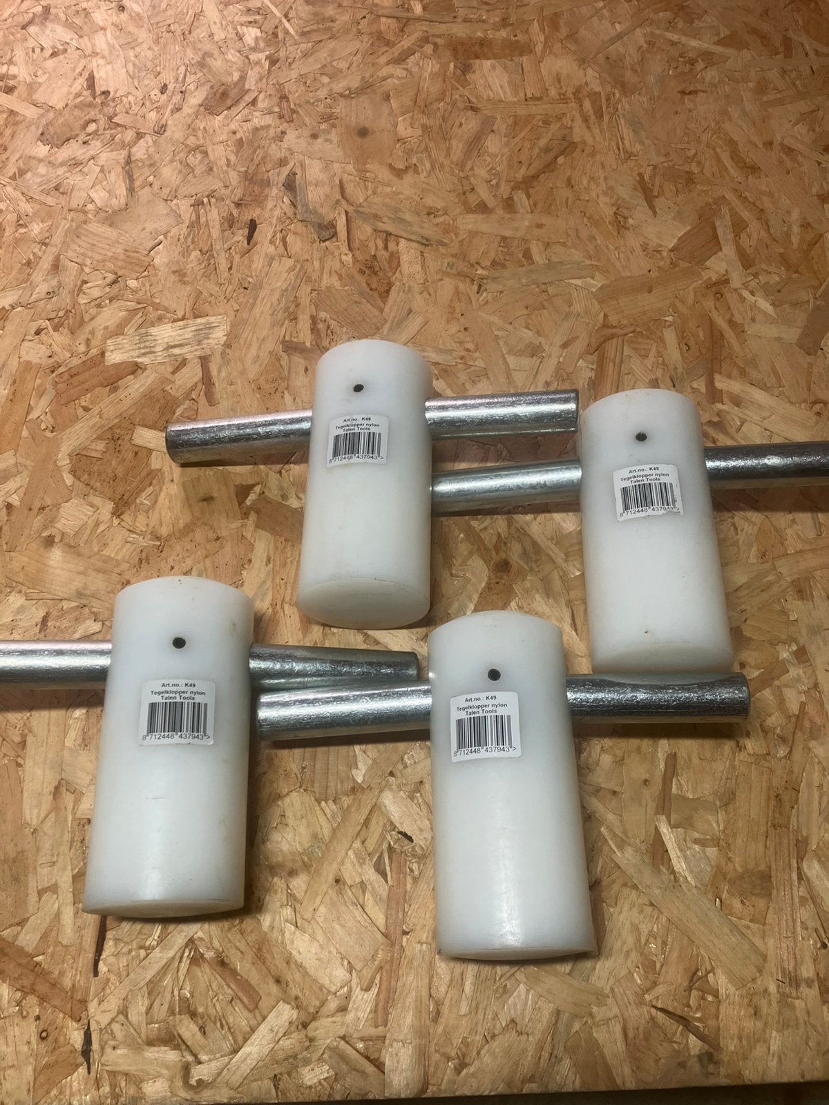 Nylon hamer tegelklopper tegelklos nieuw, Ophalen of Verzenden, Nieuw