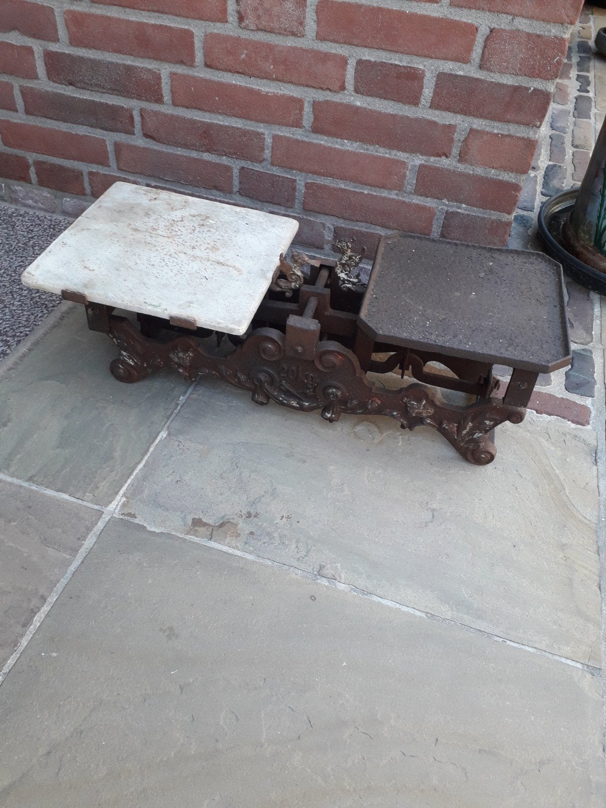 te koop een antieke weeg schaal  56 cm lang, Ophalen of Verzenden, Overige typen