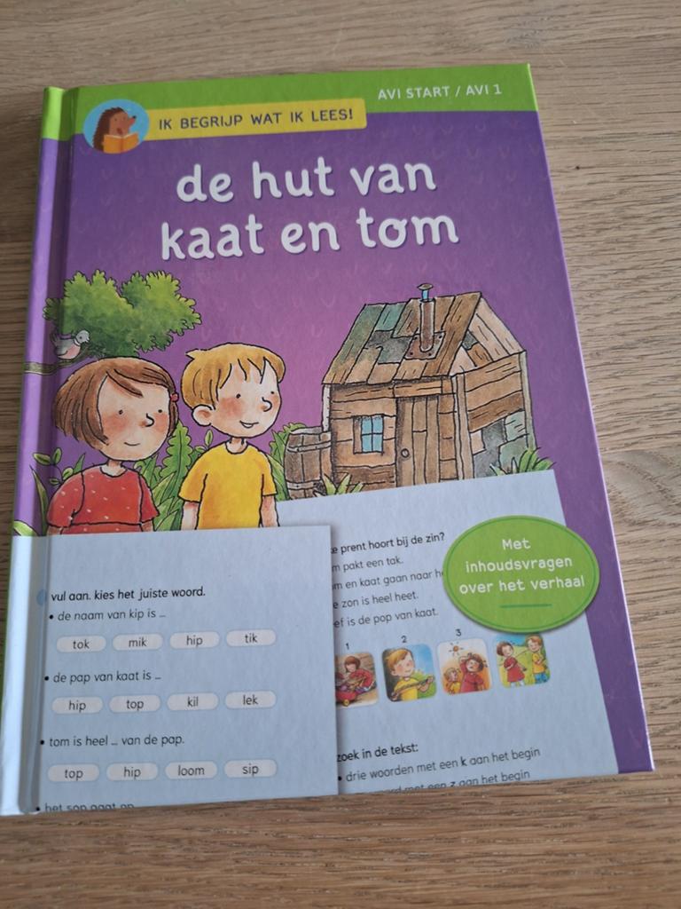 Ik begrijp wat ik lees! De hut van Kaat en Tom, Ophalen of Verzenden, Zo goed als nieuw, Onbekend, Fictie algemeen