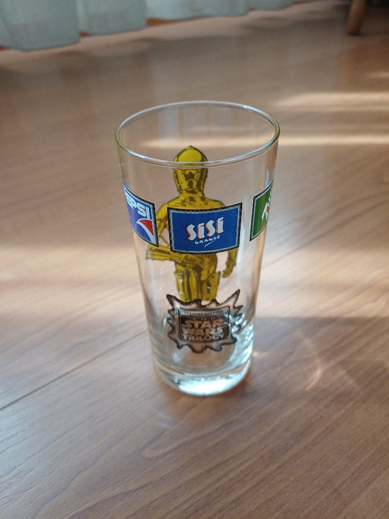 Pepsi 7Up Sisi Star Wars Trilogy glas uit 1997, Ophalen of Verzenden, Zo goed als nieuw, Gebruiksvoorwerp