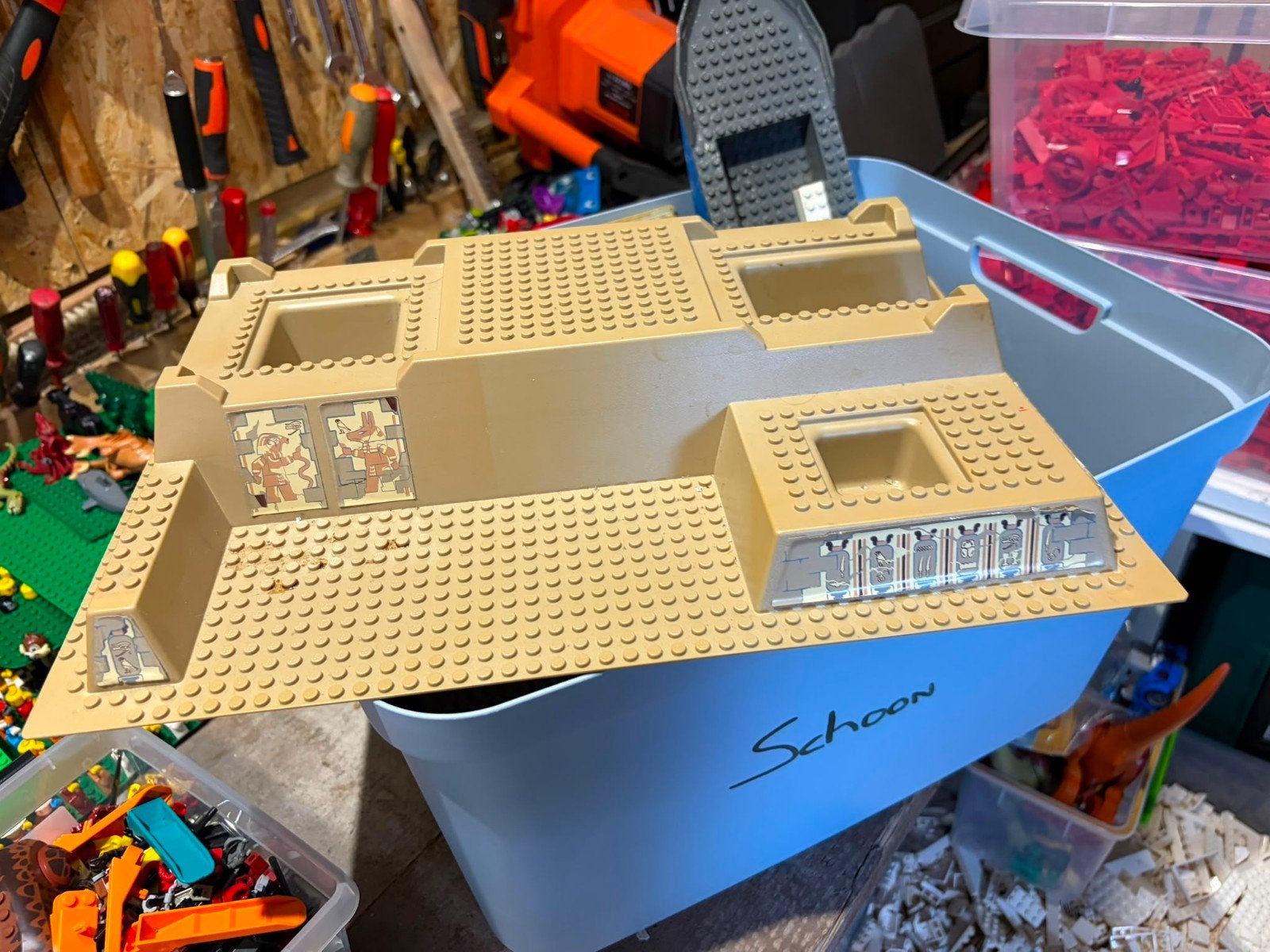 Grote partij Lego  minifiguren, Ophalen