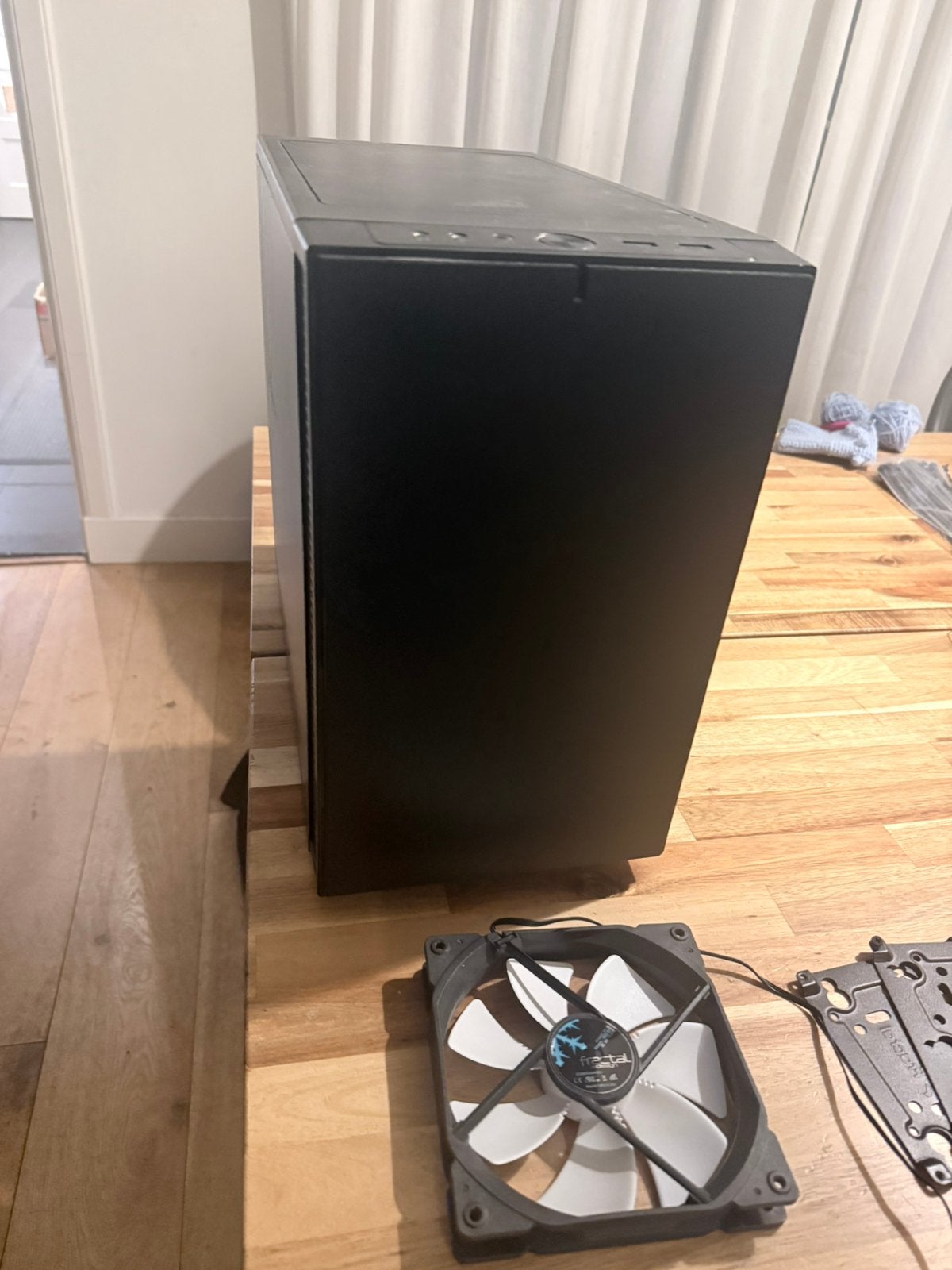 Fractal design define nano S zwart, Ophalen of Verzenden, Gebruikt