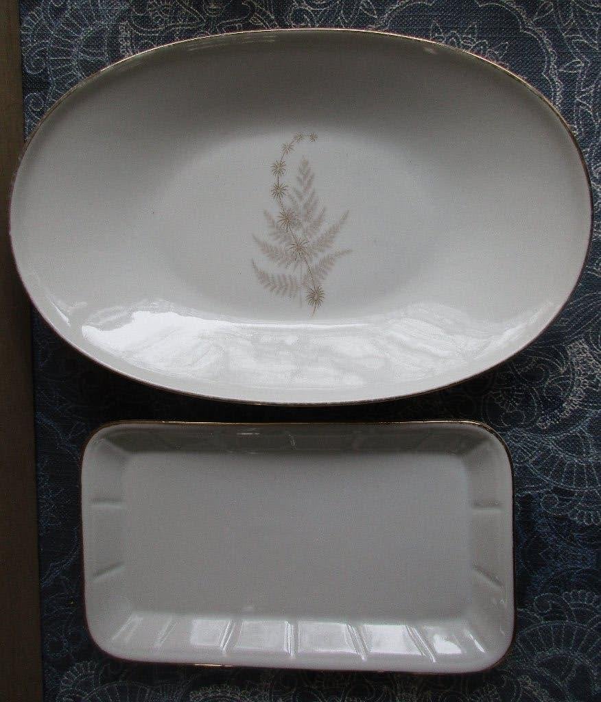 vintage rechthoekige schaal Bistro of ovaal Heinrich H & Co, Ophalen of Verzenden, Overige stijlen, Porselein, Schaal of Schalen