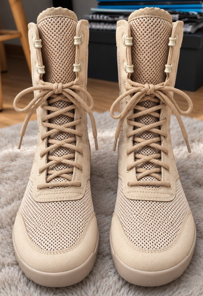 Lichtbruine Tactische Laarzen - Maat 42, Kleding | Heren, Schoenen, Overige kleuren, Boots, Nieuw, Ophalen of Verzenden
