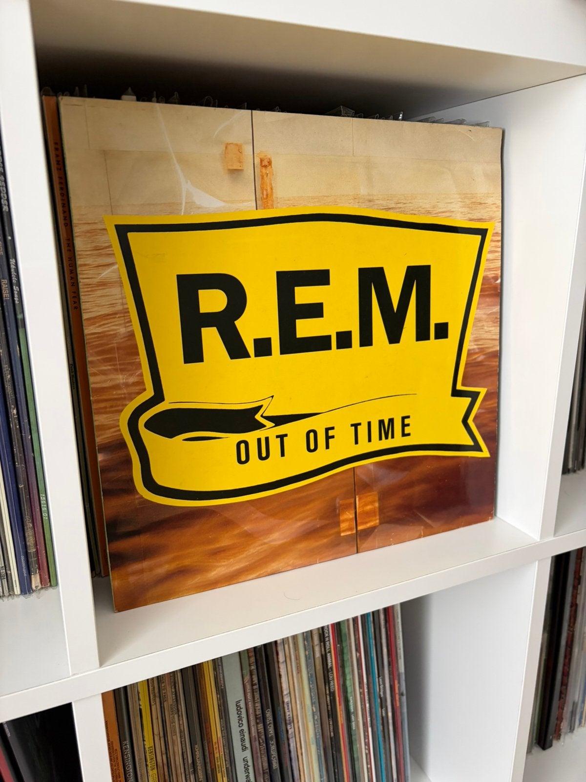 R.E.M. - Out Of Time vinyl, Cd's en Dvd's, Vinyl | Rock, Ophalen of Verzenden, Gebruikt, 12 inch, Poprock
