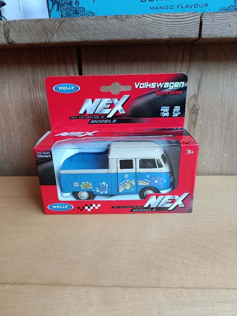 Welly VW T1 Pick up Bloemmotief, Ophalen of Verzenden, Nieuw, Auto, Overige merken