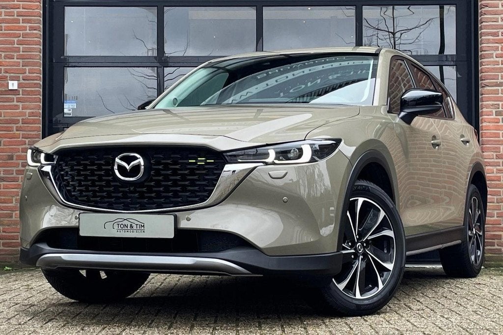 Mazda CX-5 2.5 SkyActiv-G 194 Newground Leder HeadUp 360Cam, Auto's, Mazda, Bedrijf, Te koop, CX-5, 360° camera, ABS, Adaptive Cruise Control