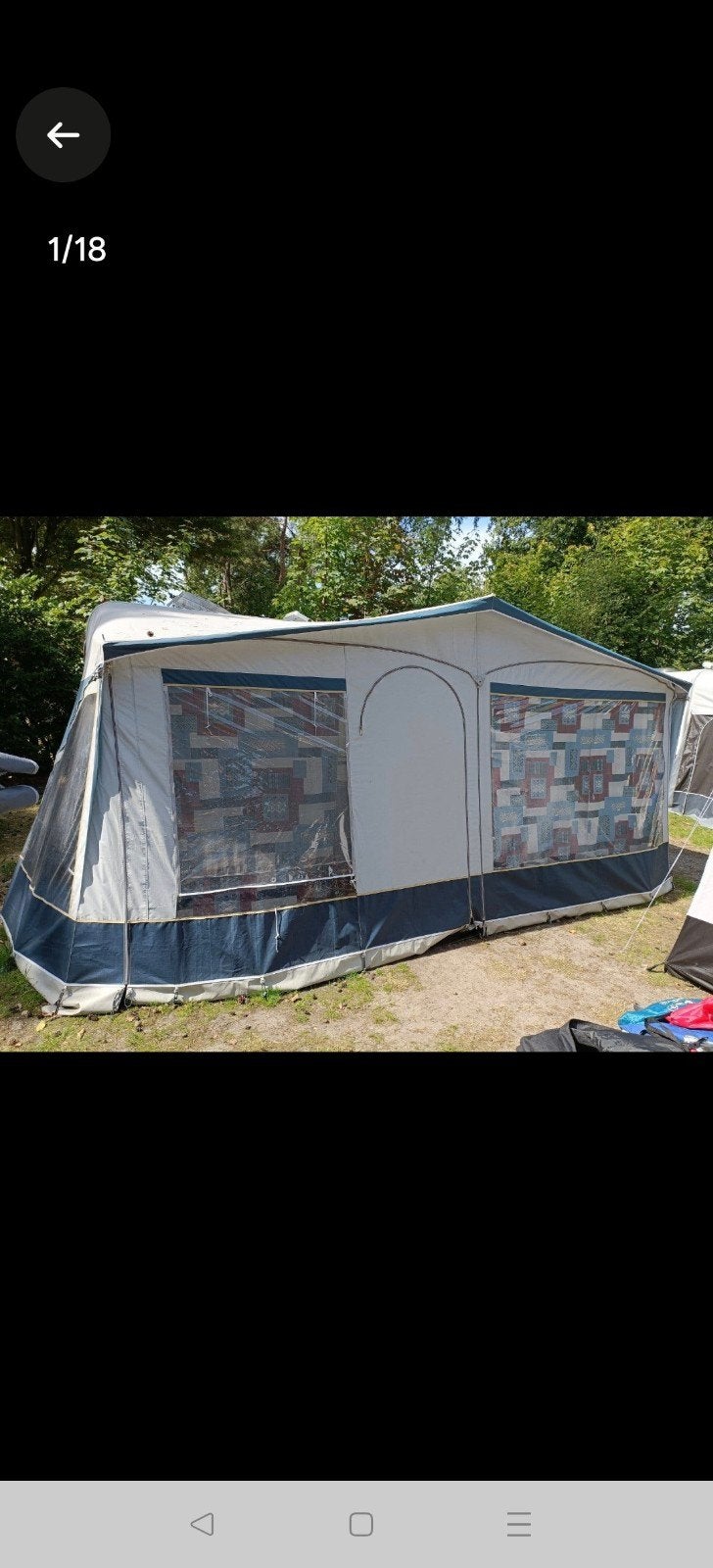Walker Pioneer Easy Door voortent - omloopmaat 925-930, Ophalen, Gebruikt