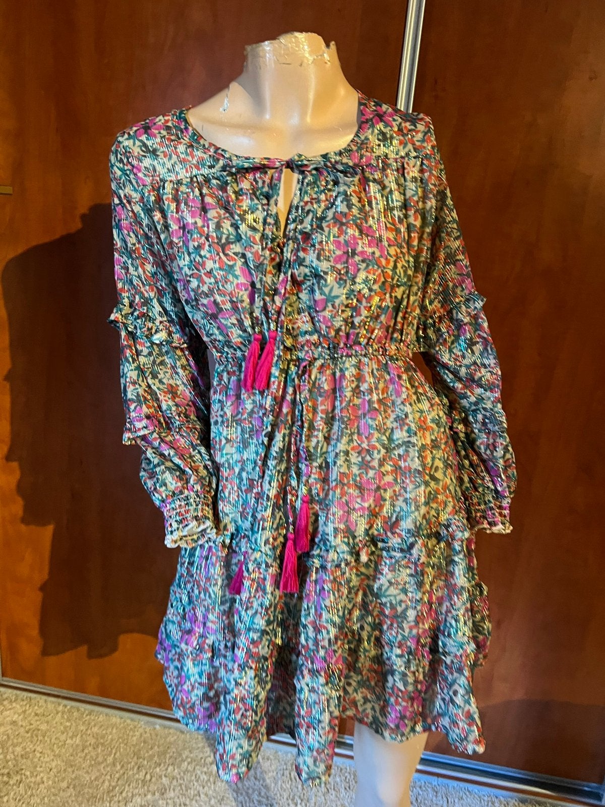 PARELE QUEEN jurk maat s 2 origineel NIEUW 1 keer gedragen, Kleding | Dames, Meerkleurig, G, B, Ophalen of Verzenden