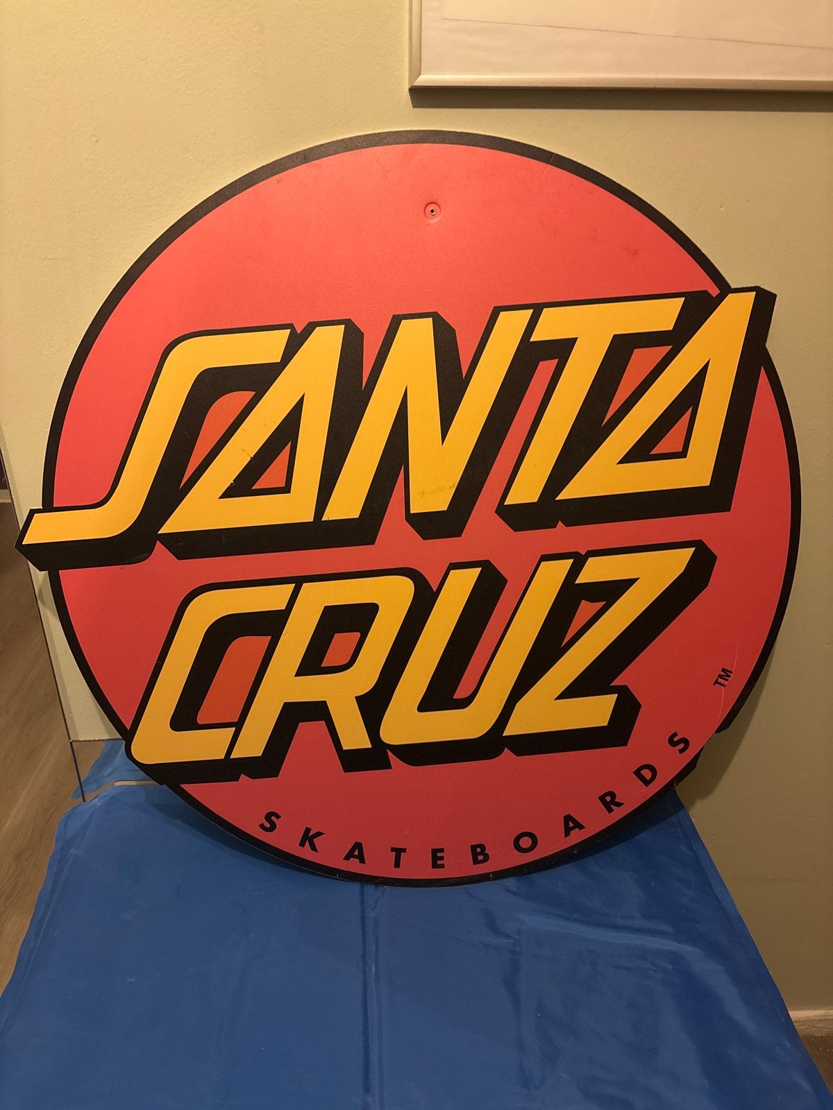 Santa Cruz Skateboard Decoratie Bord, Ophalen, Gebruikt, Overige typen