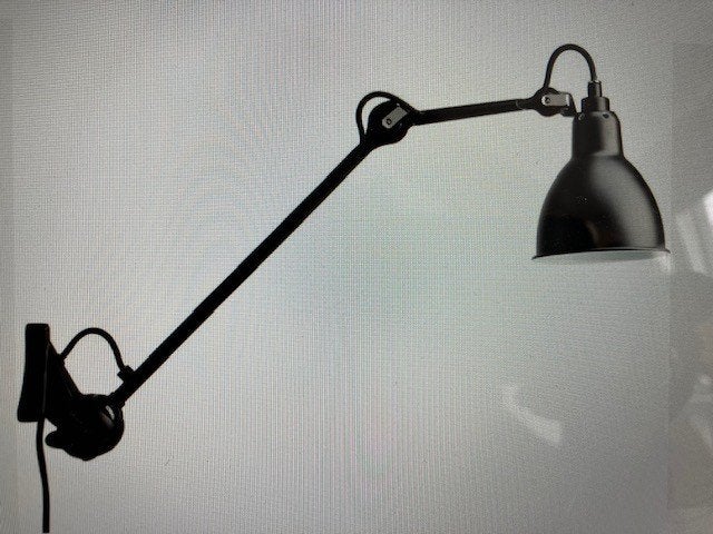 DCW editions Lampe grass no 222 wandlamp zwart, Zwart, Ophalen of Verzenden, Zo goed als nieuw, Metaal