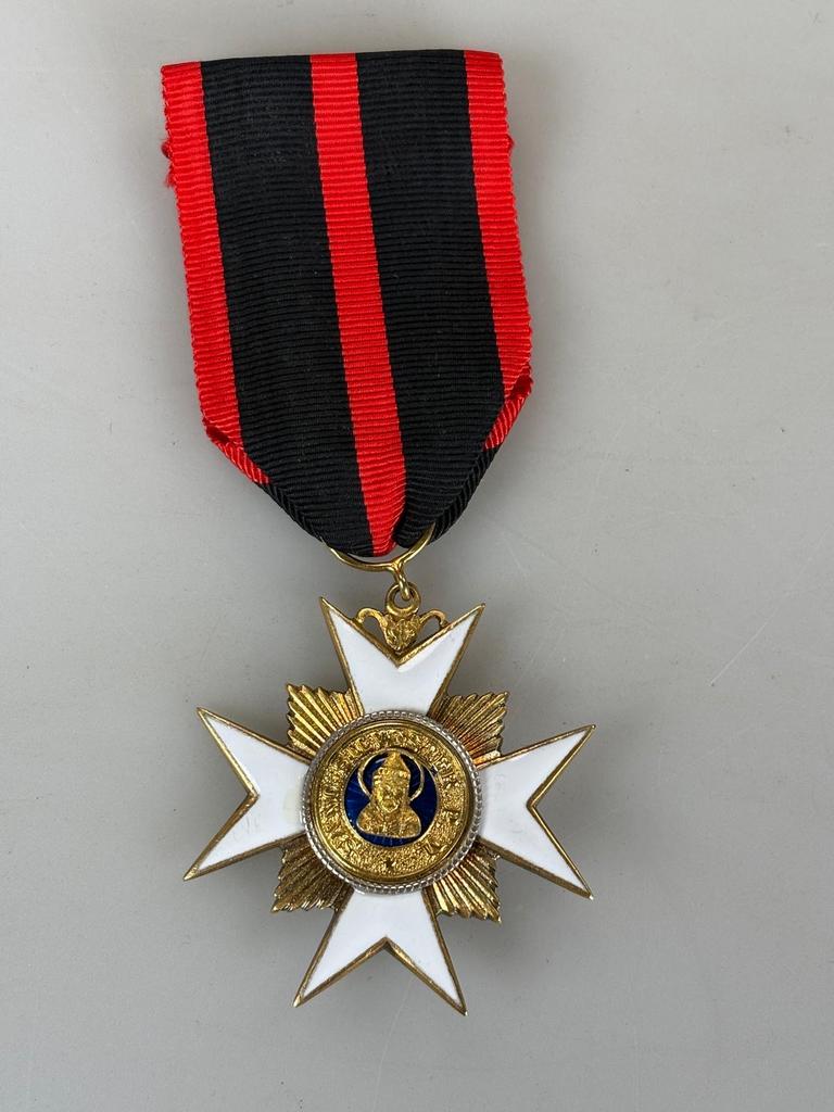 Vaticaan Ridderorde van Sint-Silvester, zilver-verguld 925, Ophalen of Verzenden, Zilver, Buitenland