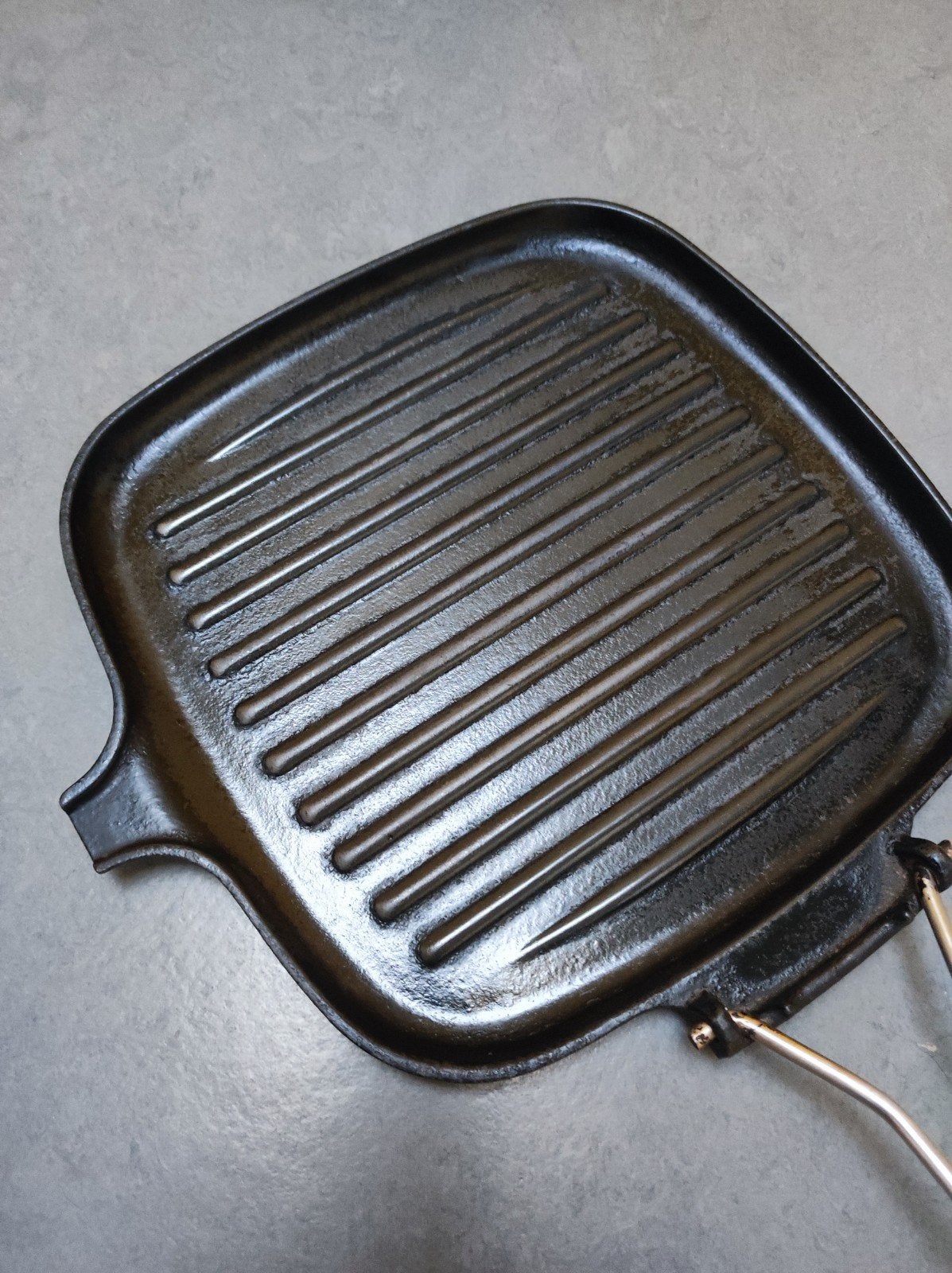 Cousances grillpan, Ophalen of Verzenden, Gebruikt, Gietijzer, Koekenpan of Braadpan