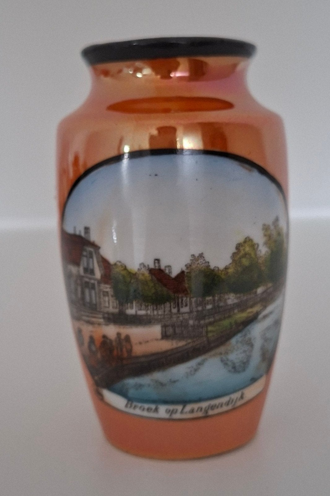 Souvenir vaasje Broek op Langedijk, Ophalen of Verzenden