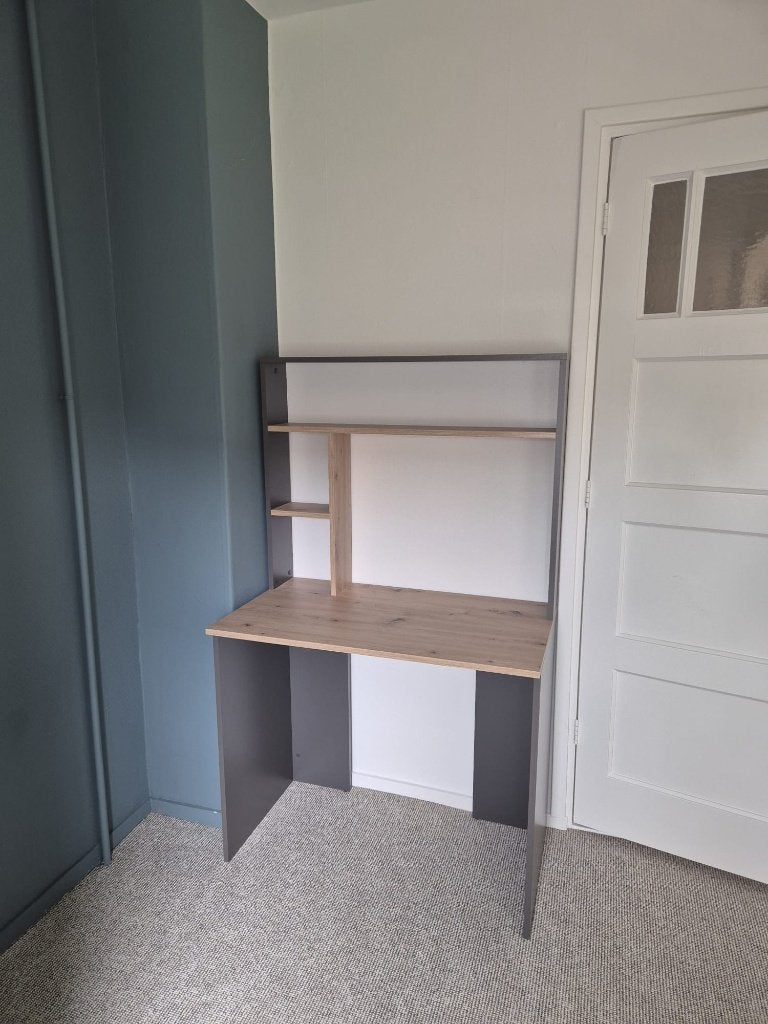 Bureau met opzetstuk, Ophalen, Opzetstuk, Kinderbureau, 52 cm
