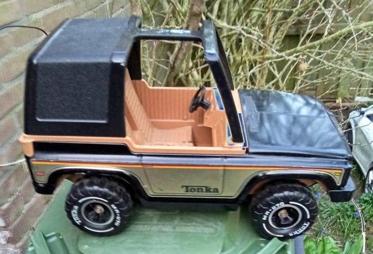 Tonka Jeep Speelgoedauto - Vintage Model, Verzamelen, Ophalen, Gebruikt