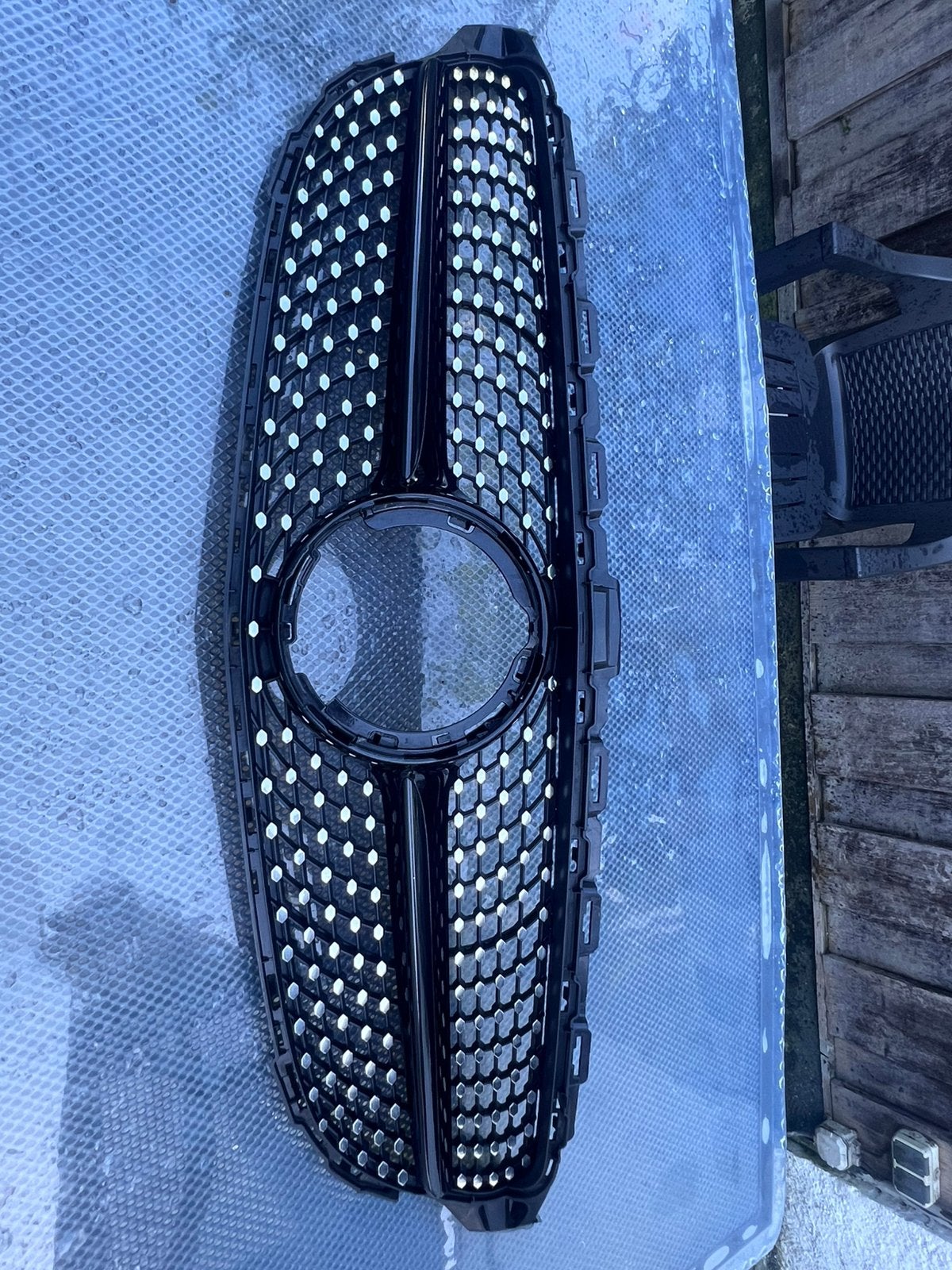 Mercedes cklasse orginele grill, Ophalen, Voor, Mercedes-Benz, Nieuw