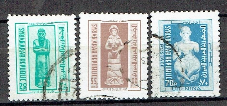 Syrie 1976 Bronzen beelden, Postzegels en Munten, Postzegels | Thematische zegels, Gestempeld, Overige thema's, Verzenden