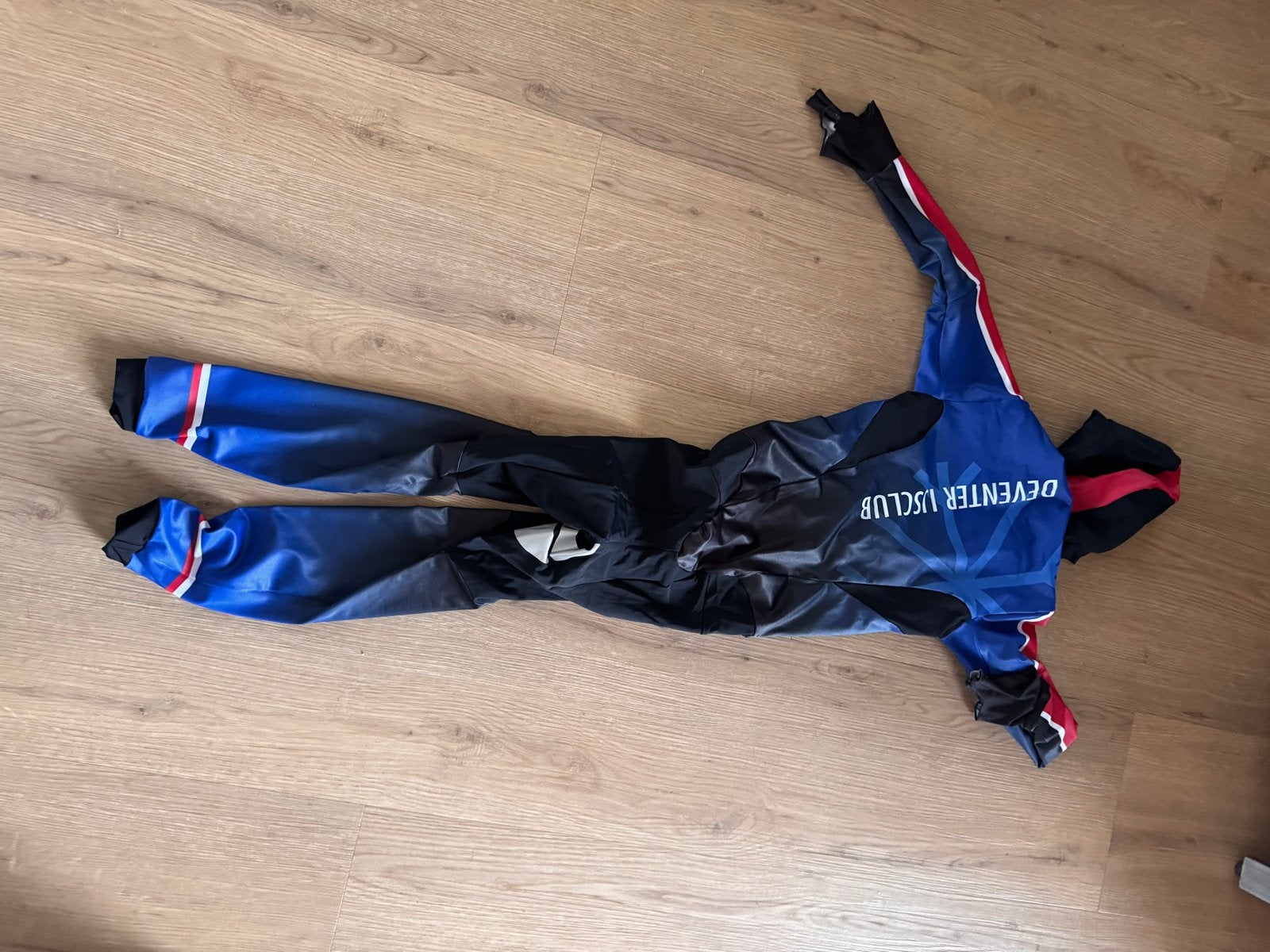 Wedstrijdpak Deventer IJsclub XXXS, Kleding | Dames, Blauw, Overige typen, Ophalen of Verzenden, Maat 34 (XS) of kleiner